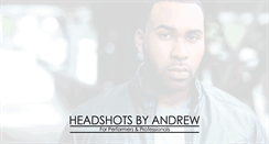 Desktop Screenshot of headshotsbyandrew.com